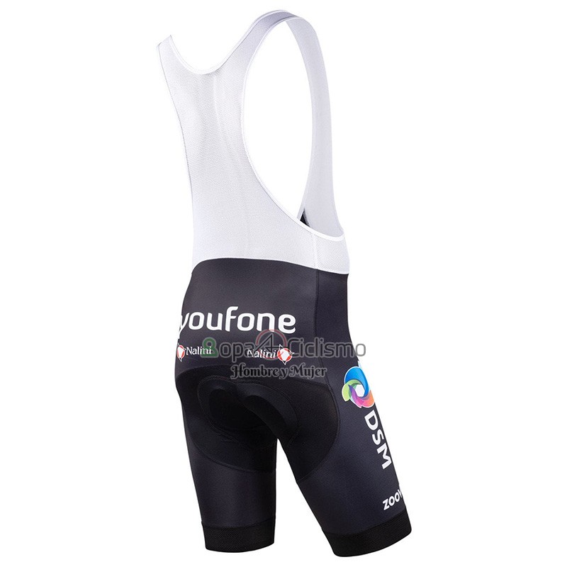 Team DSM Firmenich Ropa Ciclismo Culotte Corto 2023 Mangas Cortas Negro Azul